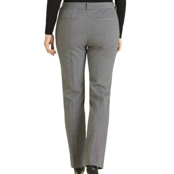 Chico's So Slimming Sophia Twill Striped Straight Leg Pants NWT Size 2 12 - Picture 3 of 14